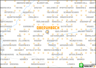 map of Oberumbach