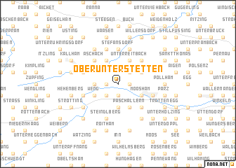 map of Oberunterstetten