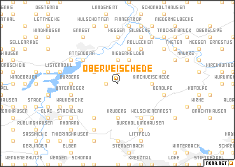 map of Oberveischede