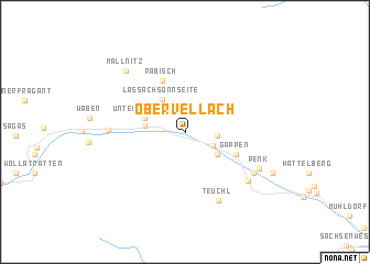 map of Obervellach