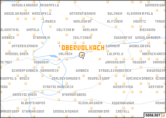 map of Obervolkach