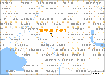 map of Oberwalchen