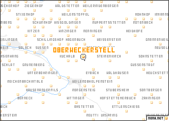 map of Oberweckerstell