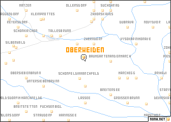 map of Oberweiden