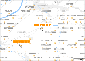 map of Oberweier