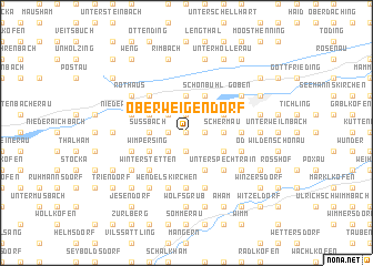 map of Oberweigendorf