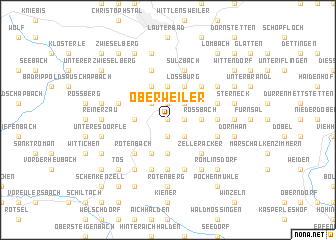 map of Oberweiler