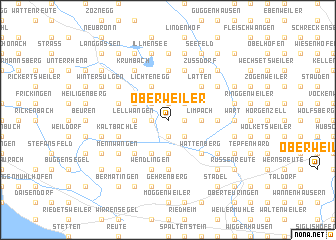 map of Oberweiler