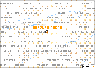 map of Oberweilnbach