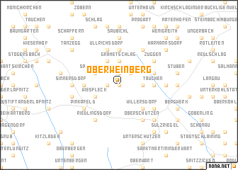 map of Oberweinberg