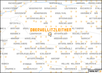 map of Oberwellitzleithen