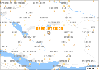 map of Ober-Wetzikon