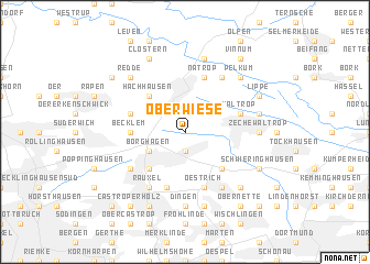 map of Oberwiese