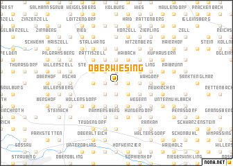 map of Oberwiesing