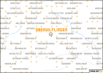 map of Oberwilflingen