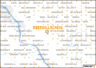 map of Oberwillscheid