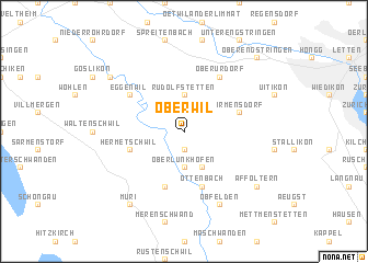 map of Oberwil
