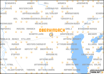 map of Oberwindach