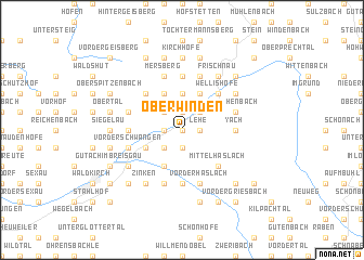 map of Oberwinden