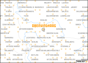 map of Oberwindhaag