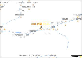 map of Oberwinkel