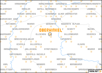 map of Oberwinkel