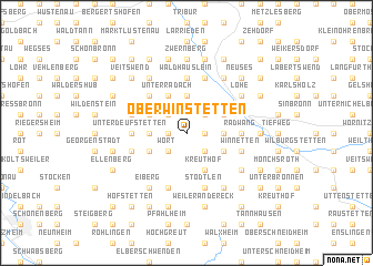 map of Oberwinstetten