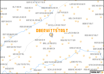 map of Oberwittstadt