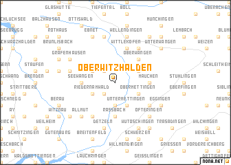 map of Oberwitzhalden