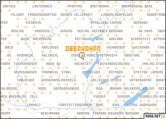 map of Oberwöhrn