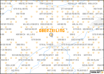 map of Oberzeiling