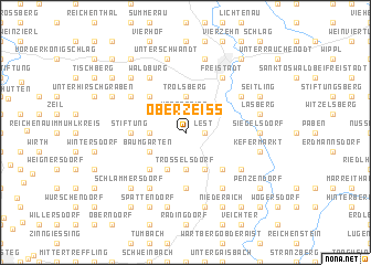 map of Oberzeiss