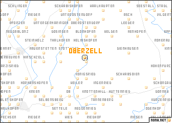 map of Oberzell