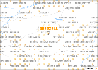map of Oberzell