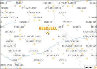 map of Oberzell
