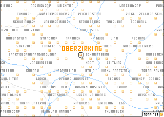 map of Oberzirking