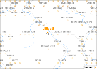 map of Obeso