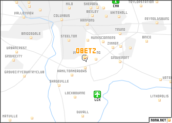 map of Obetz