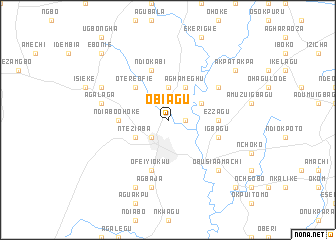 map of Obiagu