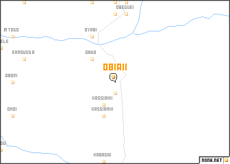 map of Obia II