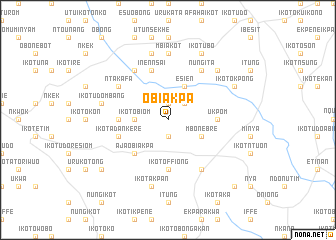 map of Obiakpa