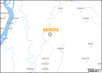 map of Obiakpo