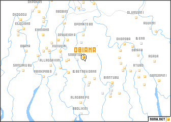 map of Obiama