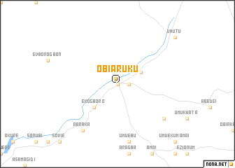 map of Obiaruku