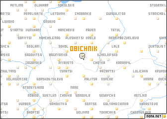 map of Obichnik