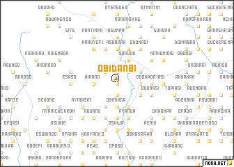 map of Obidanbi