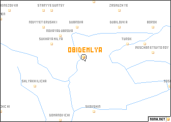 map of Obidemlya