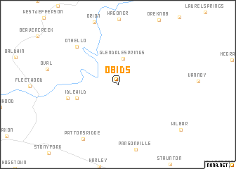 map of Obids