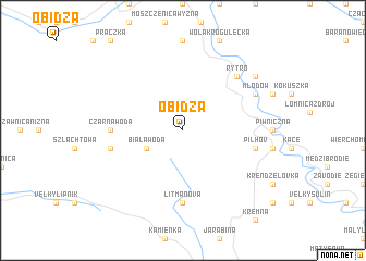 map of Obidza