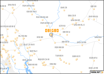 map of Obigbo